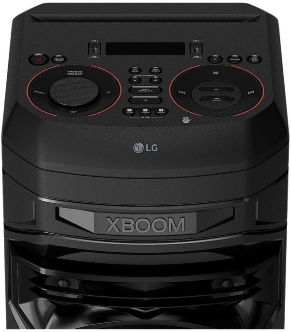 Музыкальный центр LG XBoom RNC5, 300Вт, с караоке, Bluetooth, FM, USB, черный,