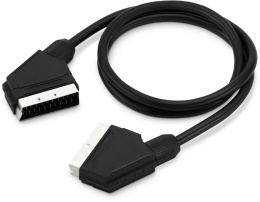 Кабель соединительный аудио-видео Buro SCART m - SCART m , 1м, черный [bsc001-b-1]