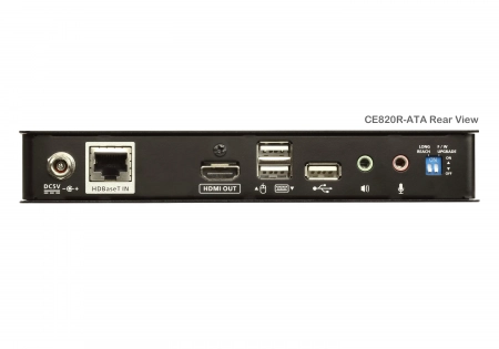 KVM удлинитель ATEN CE820-ATA-G USB HDMI HDBaseT2.0 KVM Extender 4K@100м