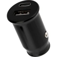 Автомобильное зарядное устройство REXANT usb-a+usb-c, 2.4 a черная 18-2228