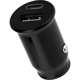 Автомобильное зарядное устройство REXANT usb-a+usb-c, 2.4 a черная 18-2228