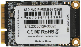 Накопитель SSD AMD SATA 128GB R5MS128G5 Radeon R5 mSATA