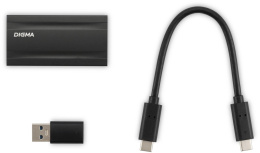 Накопитель SSD Digma USB3.2 Gen2x2 1TB DGSM8001T2MGG MEGA X 1.8" темно-серый