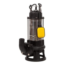 Denzel Фекальный насос FP1800-KS, 1800 Вт, напор 17 м, 26000 л/ч, нож-измельчитель [99806]