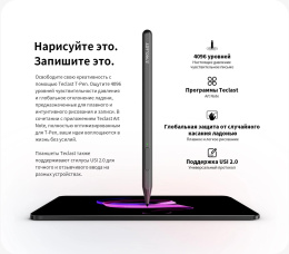 Планшет Teclast ArtPad Pro Premium Set G99 2.2 8C RAM8Gb ROM256Gb 12.7" IPS 2176x1600 4G Android 15 черный 13Mpix 8Mpix BT WiFi microSD 256Gb 10000mAh 11hr 16005122
