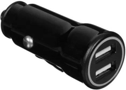 Автомобильное зарядное устройство Wiiix UCC-5-2-02-ANT, 2xUSB, 2.4A, черный