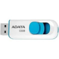 Флешка USB A-Data Classic C008 16ГБ, USB2.0, белый и синий [ac008-16g-rwe]