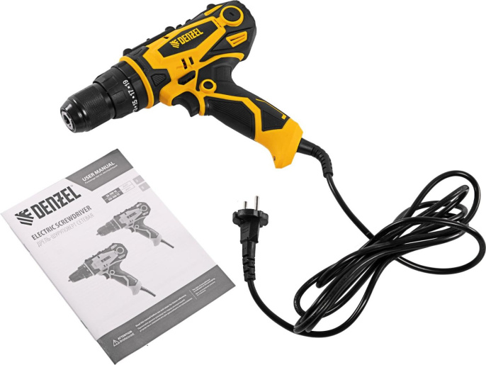 Дрель-шуруповерт Denzel ISD-300-13 патрон:быстрозажимной 26211