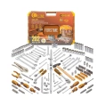 Набор инструментов FORSTIME 1/4", 3/8", 1/2" 6гр. 202 предметов FT-42022-5(56911)