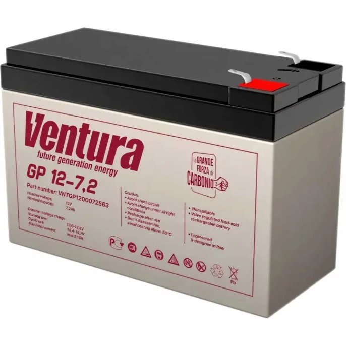 Аккумуляторная батарея 12 В, 7.2 Ач Ventura GP 12-7,2