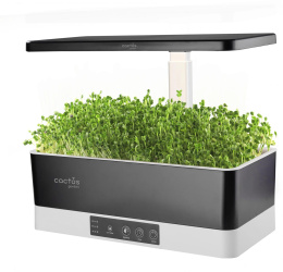 Гидропонная установка Cactus Garden 3л 24 черный (CS-LEDPOT-06)
