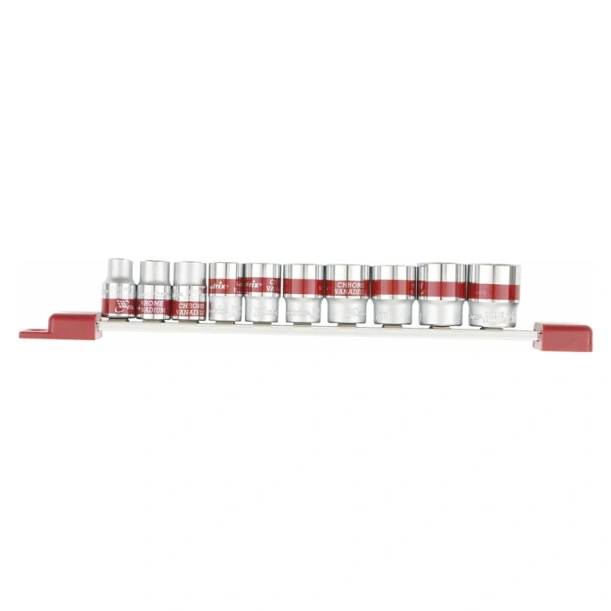 Набор торцевых головок 6-ти гранных 8-19 мм; 3/8"; 10 шт. MATRIX 13558