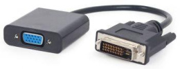 Переходник DVI NINGBO DVI-D (m) -  VGA (f),  GOLD ,  0.23м