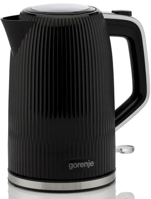 Чайник электрический Gorenje K17DPB 1.7л. 2200Вт черный/серебристый корпус: пластик/металл