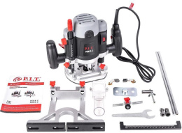 Фрезер P.I.T. PER12-C электрический, 2100 Вт, 6000-22000 об/мин, ход 55 мм, цанги 8/12 мм