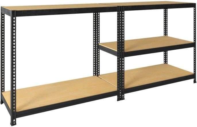 Стеллаж ПРАКТИК SBL 200KD/90x40/5 металл, 2000x900x400мм серый [s24499393309]