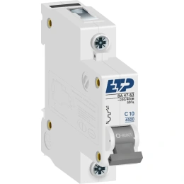 Автоматический выключатель ETP 1P 10А тип C 4,5 кА 11115