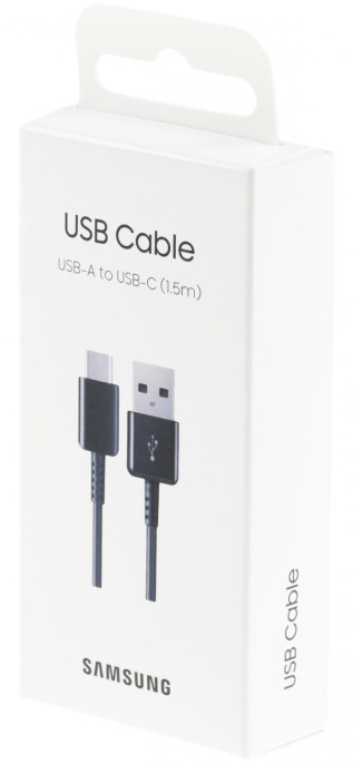 Кабель SAMSUNG EP-DG930IBRGRU,  USB Type-C (m) -  USB (m),  1.5м,  черный