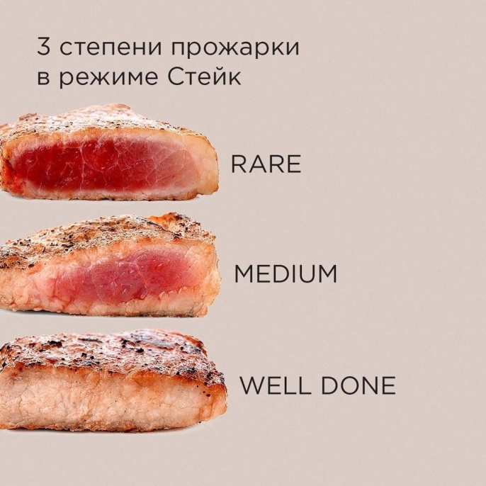 Электрогриль РЕДМОНД SteakMaster, GM300 серый
