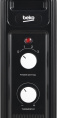 Масляный радиатор Beko Winter Range RHO 6320 B, с терморегулятором, 2000Вт, 9 секций, 3 режима, черный