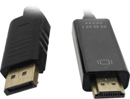 KS-is KS-744-1.8 Кабель DP 20M HDMI 19M 4K экран. Ver. 1.4, 1.8м