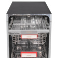 Посудомоечная машина Timberk Set&Dry T-DW45BI103, узкая, напольная, 59.4см, загрузка 11 комплектов, серебристая