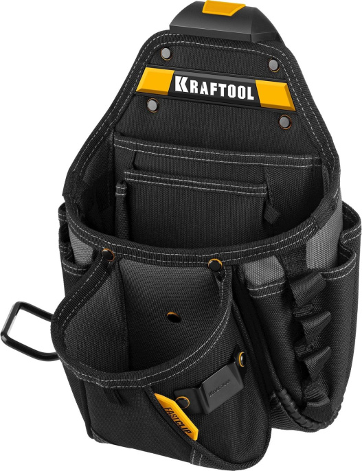 Сумка для инструментов Kraftool KBS-4 37карм. черный/желтый 38760-4
