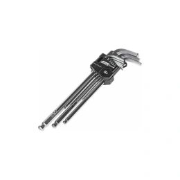 Набор ключей шестигранных удлиненных JTC с шаром 1/16"-3/8", 9 предметов, 3506 694159