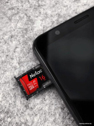 Флеш карта microSDHC 16GB Netac NT02P500PRO-016G-S P500 Extreme Pro V10 A1 w/o adapter