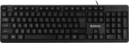 Клавиатура Defender Daily HB-162, USB, мембранная, черный [45162]