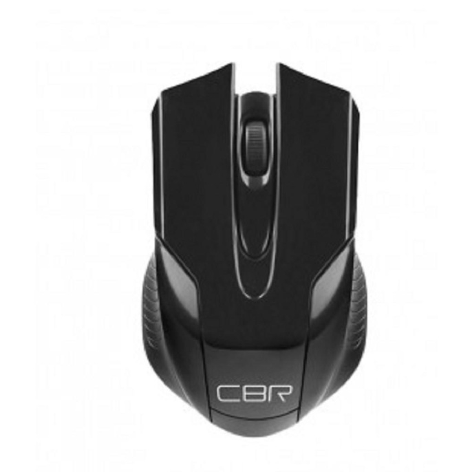 CBR CM 403 Black, Мышь беспроводная, оптич., 2,4 ГГц, 800/1200/1600 dpi, 6 кнопок и колесо прокрутки, ABS-пластик, цвет чёрный