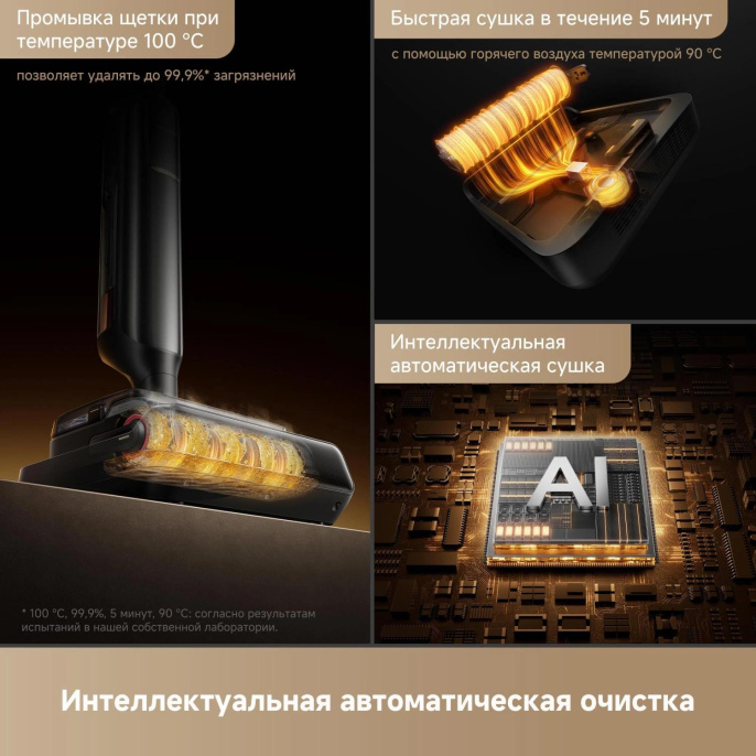 Пылесос моющий Trouver M50 Ultra 450Вт черный