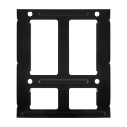 Салазки переходник ExeGate HD-22T3M для установки 2xHDD/SSD 2.5" в отсек 3.5" металлические EX292544RUS