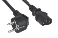 Cabeus PC-186-VDE-1.5-0.5M Кабель питания компьютера (Schuko+C13) (3x1.5), 0.5 м