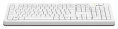 Клавиатура A4TECH Fstyler FKS10, USB, мембранная, белый/серый [fks10 white]