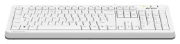 Клавиатура A4TECH Fstyler FKS10, USB, мембранная, белый/серый [fks10 white]