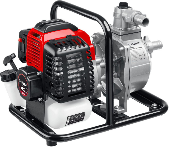 Мотопомпа бензиновая Зубр Мастер МП-150, для чистой воды, 150л/мин