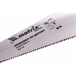 Ножовка MATRIX по дереву,400 мм,зуб 2D,каленый крупный зуб 5-6 TPI,двухкомп.рук-ка// MASTER 23556