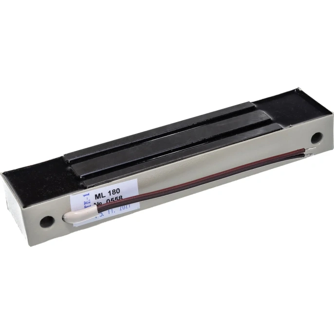 Электромагнитный замок ACCORDTEC 180 кг, 12V, 0.4 A, 180x40x25, 0.8 кг ML-180K с планкой AT-02314