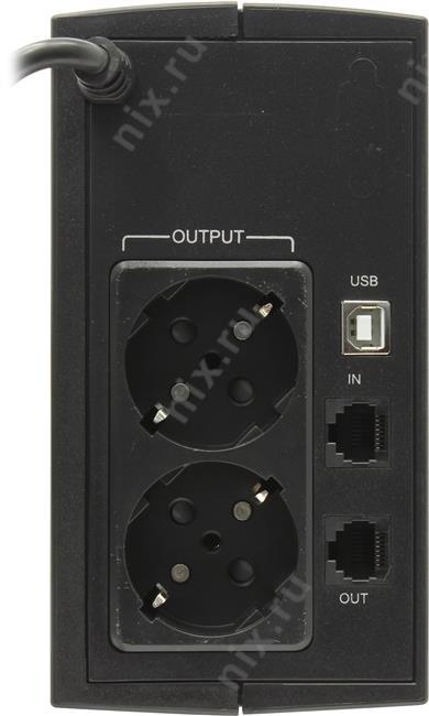 CyberPower ИБП Line-Interactive UT650E 650VA/360W RJ11/45 2 EURO Акция
