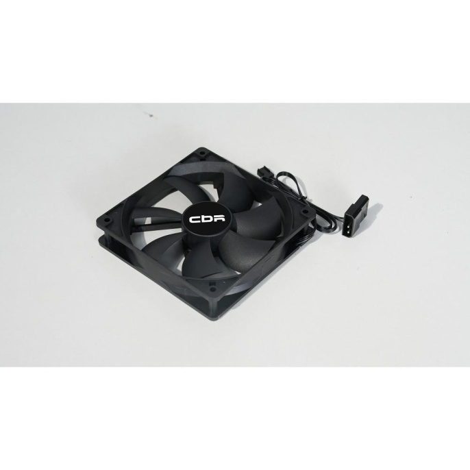 CBR Вентилятор для корпуса CBR-CF-12025-1200B, 120*120*25мм, 3-pin+molex, 1200 RPM, 36 CFM, 25 dBA