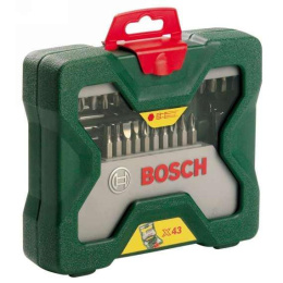 Набор бит и сверл Bosch X-line 43 2607019613 43пред. для шуруповертов/дрелей