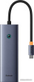 Хаб Baseus BS-OH108 UltraJoy Series 4 порта (USBA to USB3.0*4) Space Grey (B0005280A813-03)