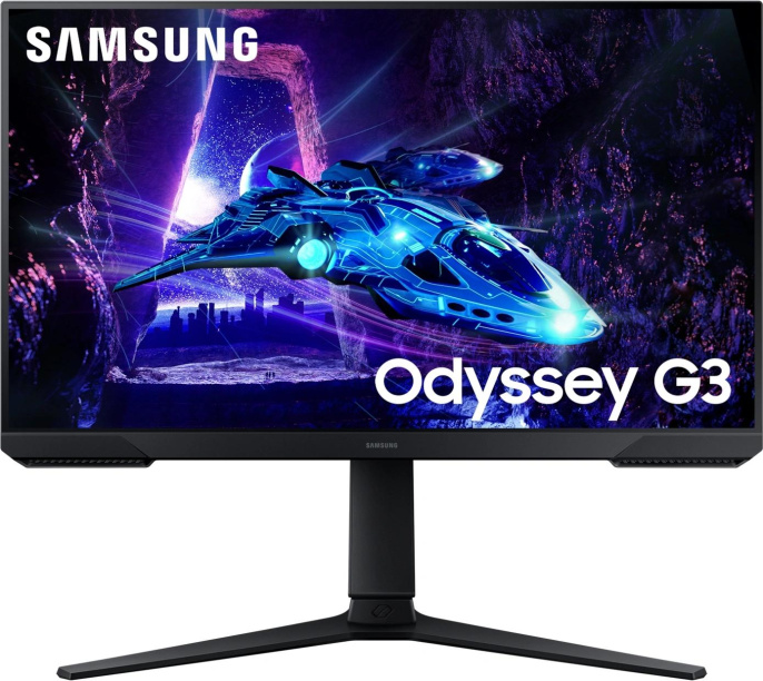24" Монитор Samsung Odyssey G3 LS24DG300EUXEN, 1920x1080, VA, 180Гц, 1хHDMI, 1хDP, черный