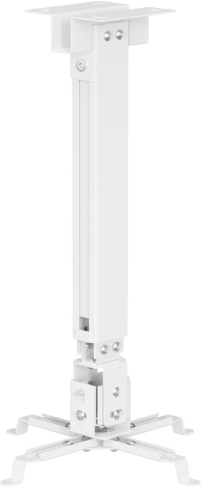 Кронштейн для проектора Cactus CS-VM-PRE01-WT, до 20кг, настенный и потолочный, поворот и наклон, белый