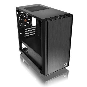 Корпус mATX Thermaltake Versa H17, Micro-Tower, без БП, черный [ca-1j1-00s1nn-00]