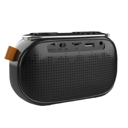 Радиоприемник Ritmix RPR-008 черный переносной, FM, звук 5 Вт, автонастройка
