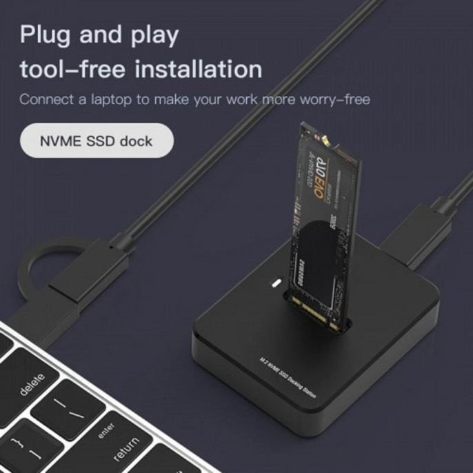 KS-is Док станция 2 в 1 USB для накопителей M.2 NVMe, M.2 SATA KS-911