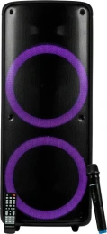Акустическая портативная колонка Nakatomi GS-59 - 120W, Караоке с беспр. микр., BTFMUSBSDLEDДУ