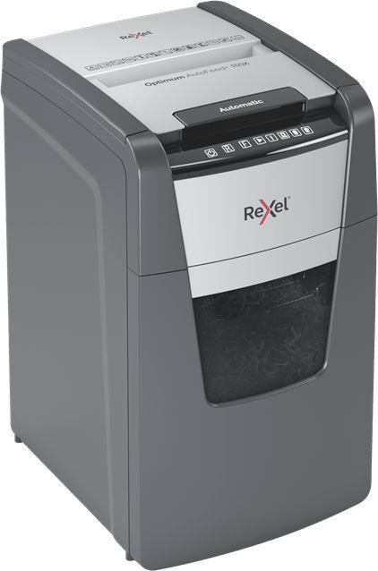 Уничтожитель бумаг Rexel Optimum AutoFeed 150X, с автоподачей, P-4, 4х28 мм, 150 лист. одновременно, 44л [2020150xeu]